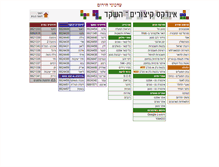 Tablet Screenshot of hashaked.migvan.co.il
